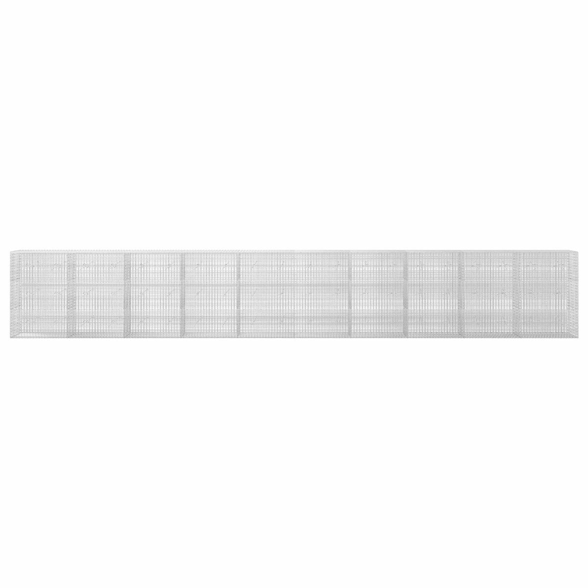 Gabion s žicom debljine 3,5 mm i mrežom 5x2,5 cm 1000x20x150 cm