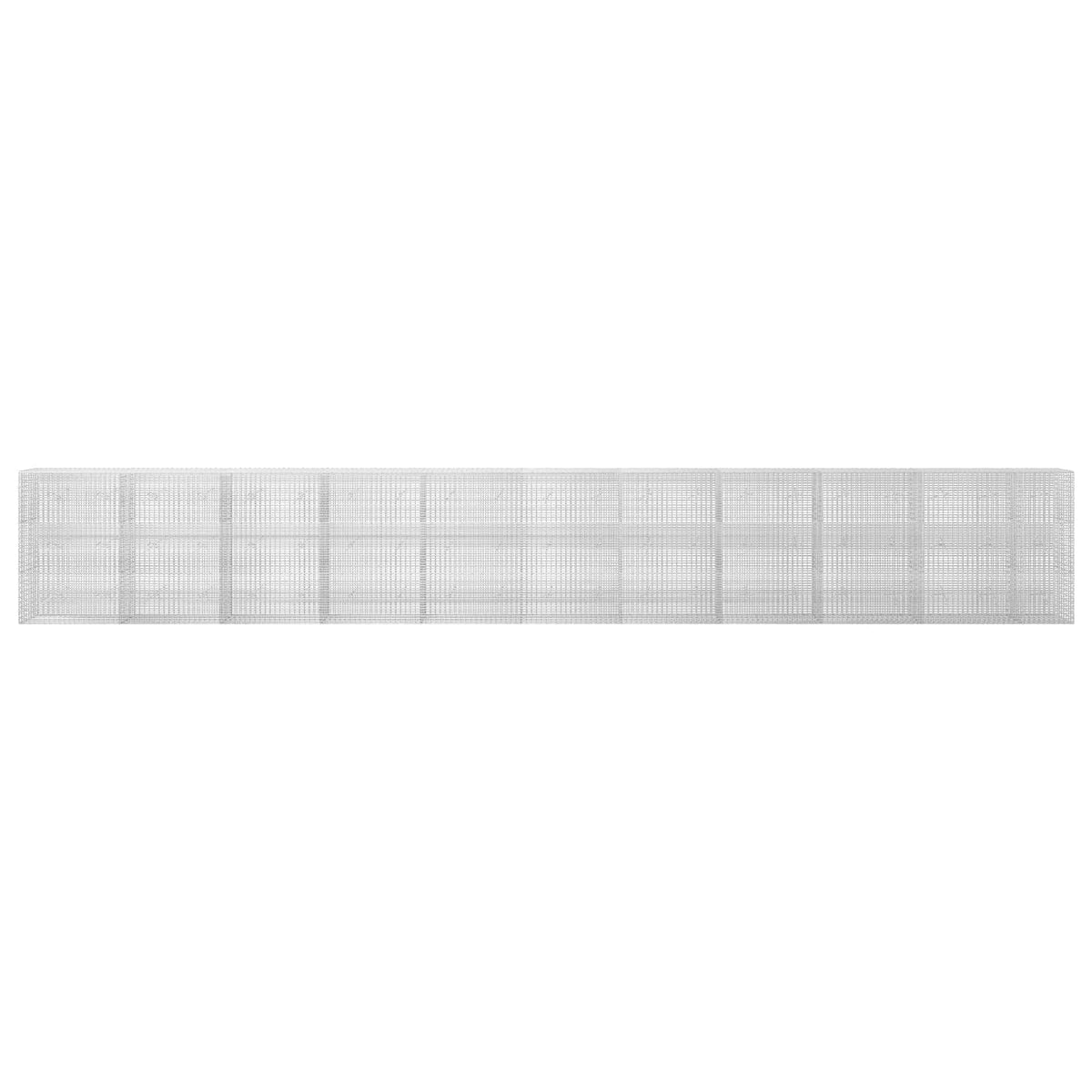 Gabion s žicom debljine 3,5 mm i mrežom 5x2,5 cm 1050x20x150 cm