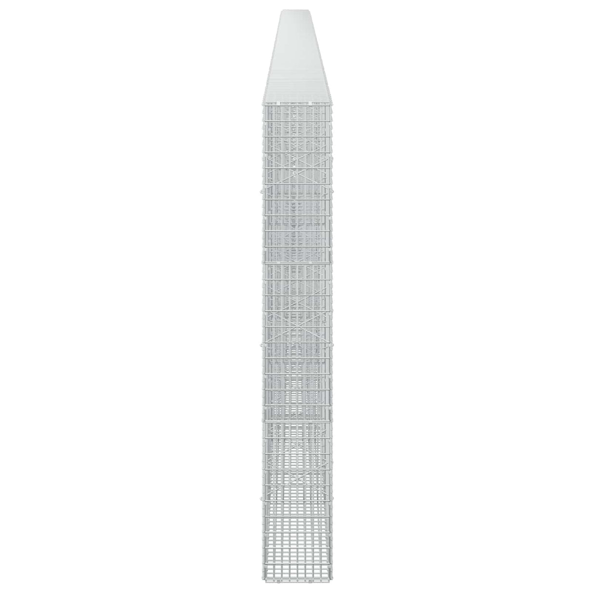 Gabion s žicom debljine 3,5 mm i mrežom 5x2,5 cm 1050x20x150 cm