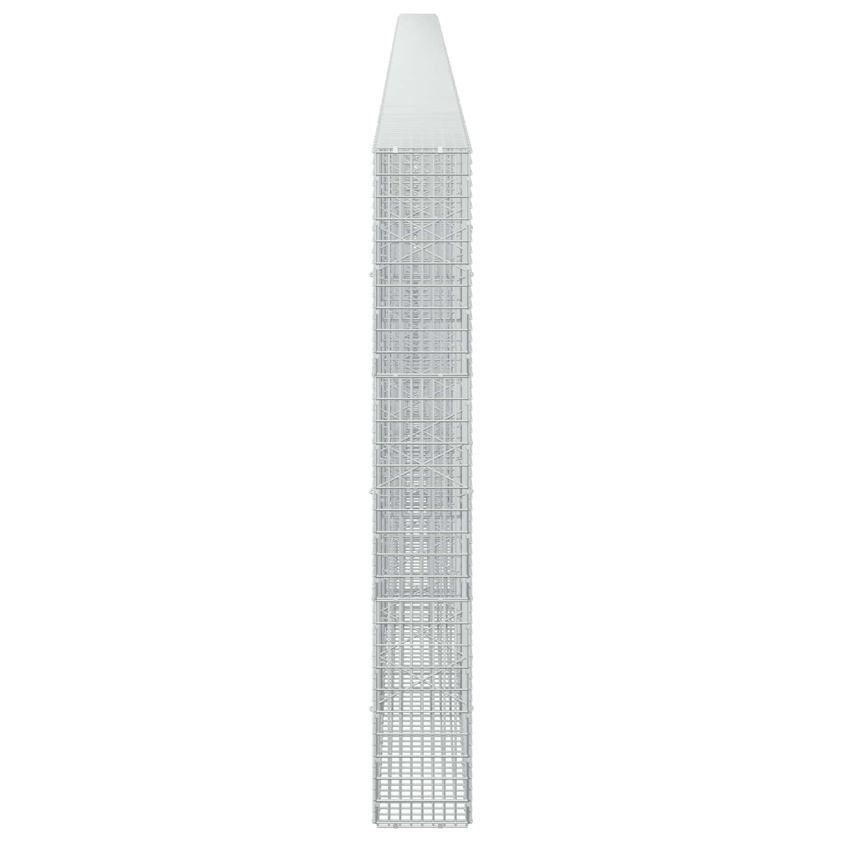 Gabion s žicom debljine 3,5 mm i mrežom 5x2,5 cm 1100x20x150 cm