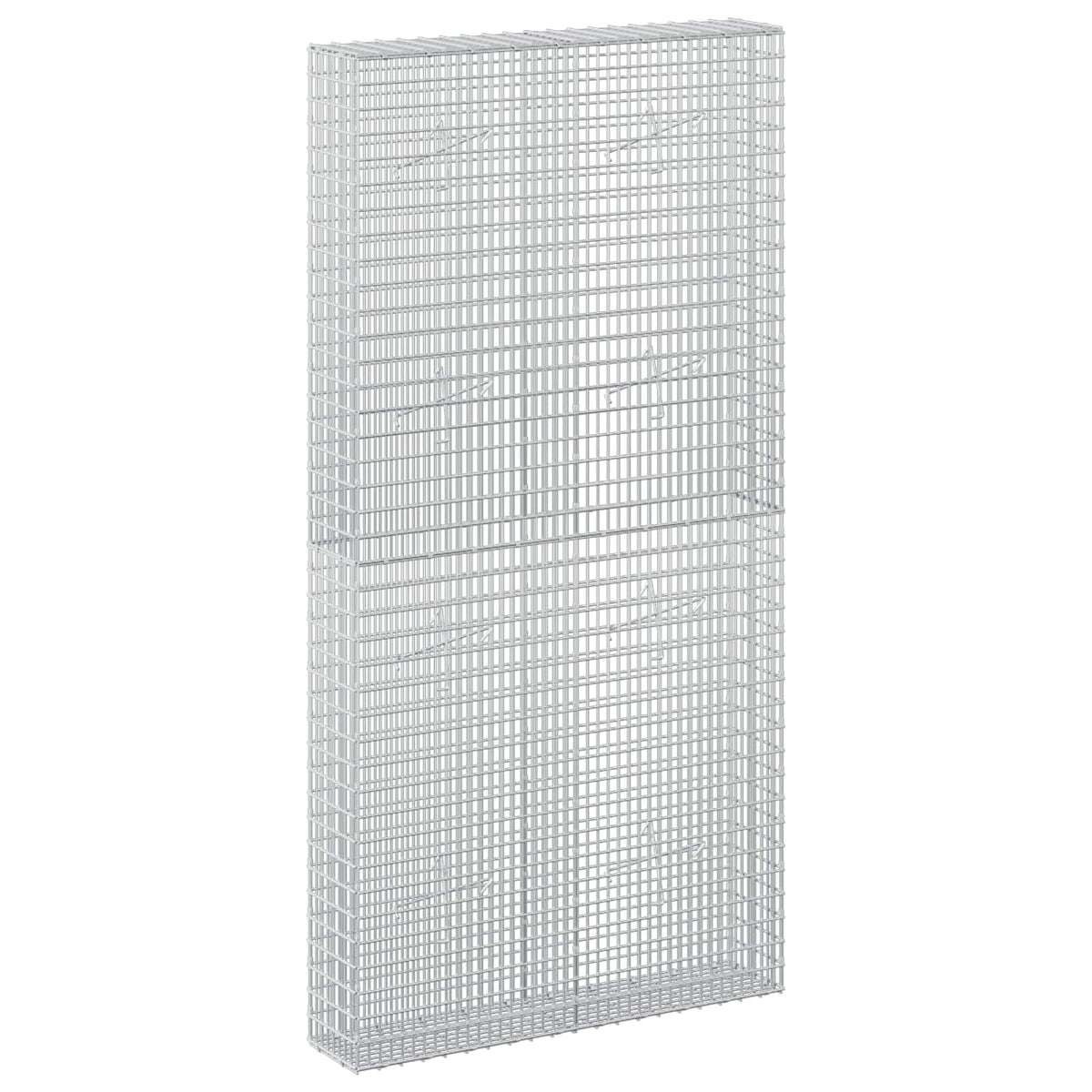 Gabion s žicom debljine 3,5 mm i mrežom 5x2,5 cm 100x20x200 cm