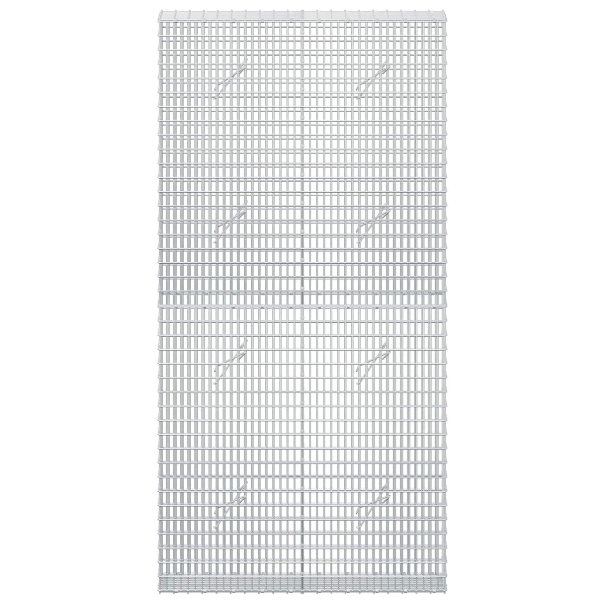 Gabion s žicom debljine 3,5 mm i mrežom 5x2,5 cm 100x20x200 cm