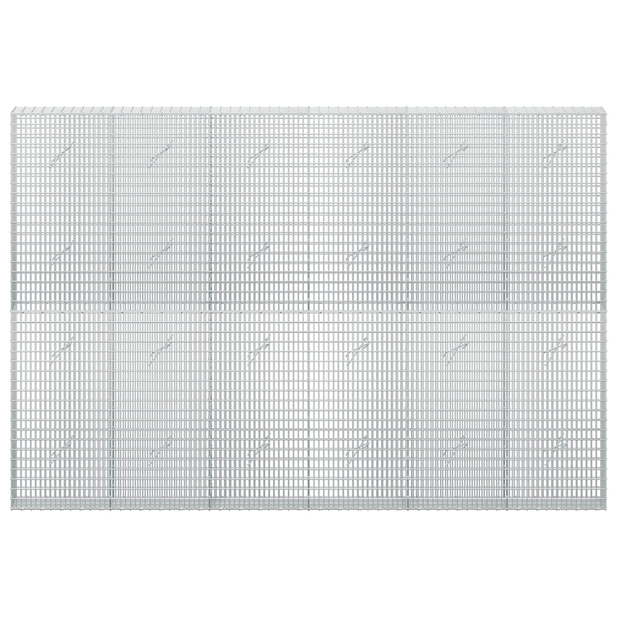 Gabion s žicom debljine 3,5 mm i mrežom 5x2,5 cm 300x20x200 cm