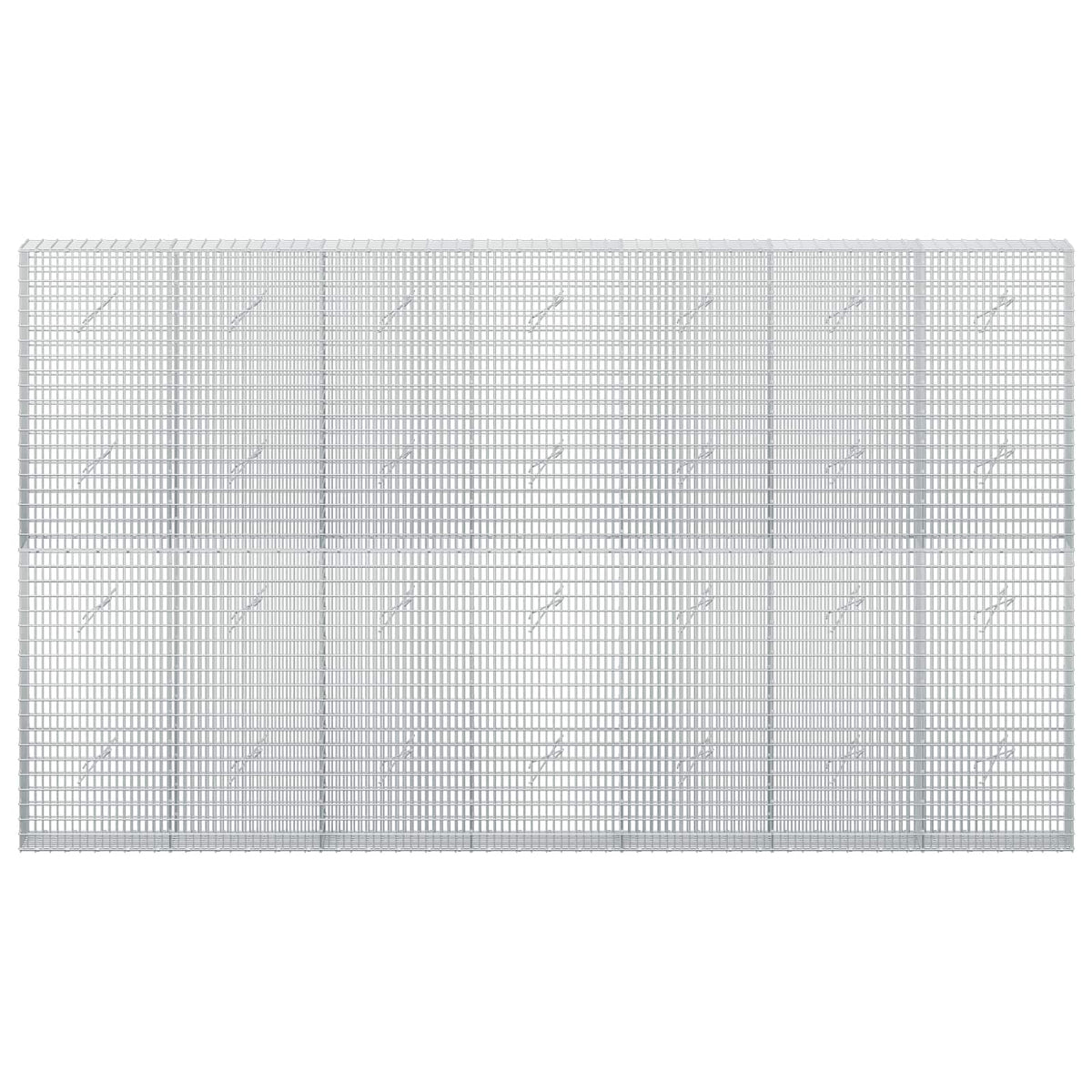 Gabion s žicom debljine 3,5 mm i mrežom 5x2,5 cm 350x20x200 cm