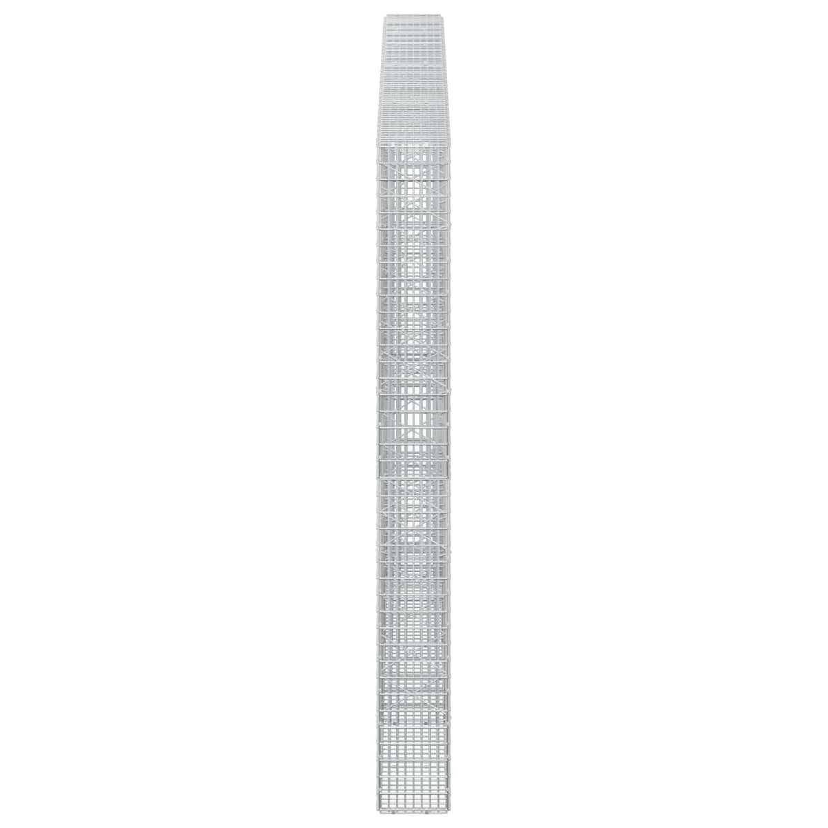 Gabion s žicom debljine 3,5 mm i mrežom 5x2,5 cm 350x20x200 cm