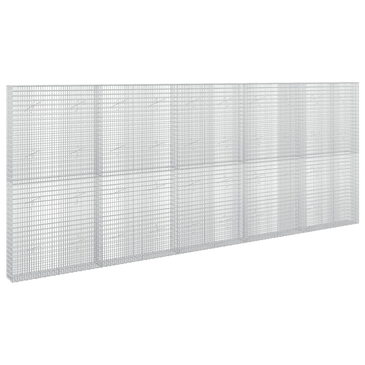Gabion s žicom debljine 3,5 mm i mrežom 5x2,5 cm 500x20x200 cm