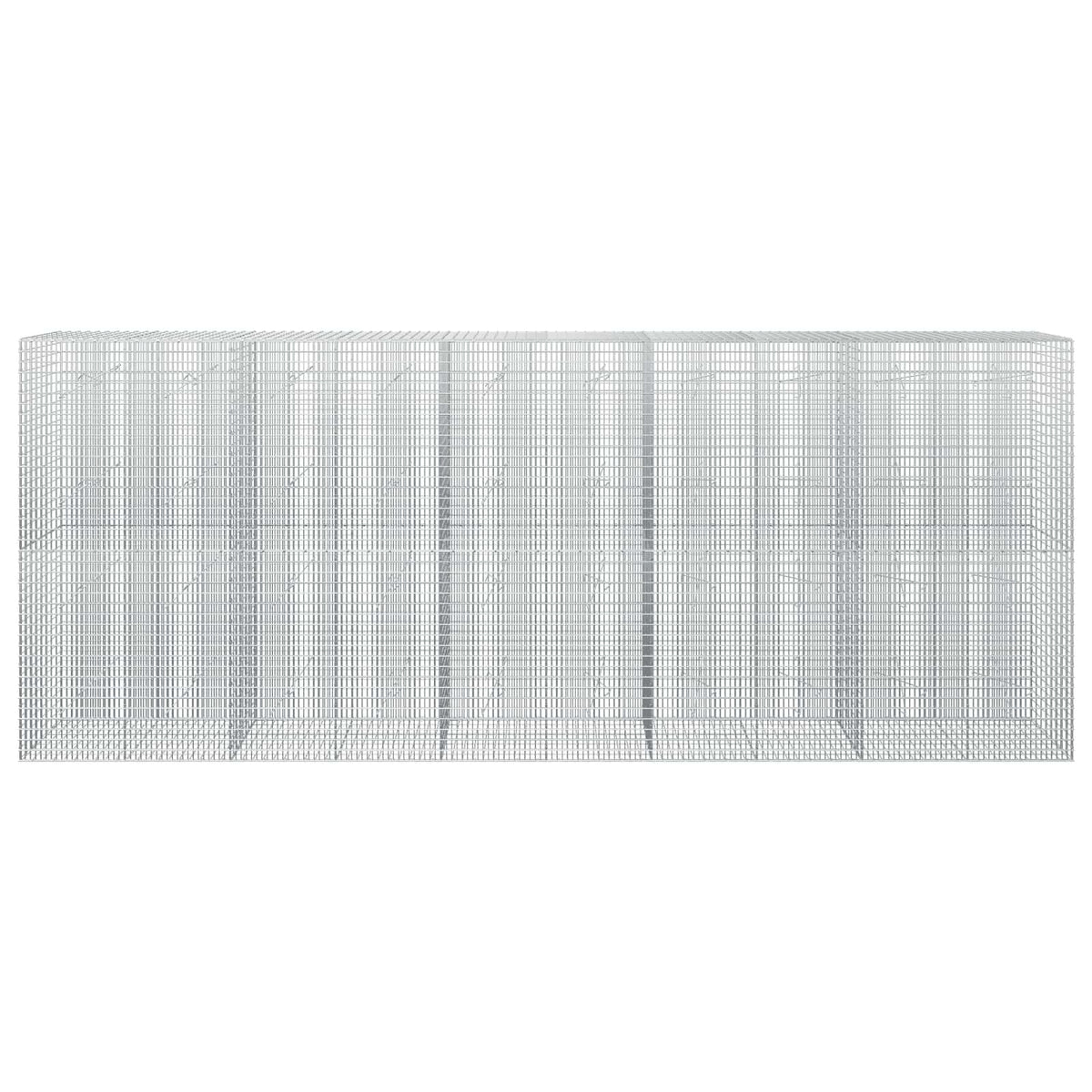 Gabion s žicom debljine 3,5 mm i mrežom 5x2,5 cm 500x20x200 cm