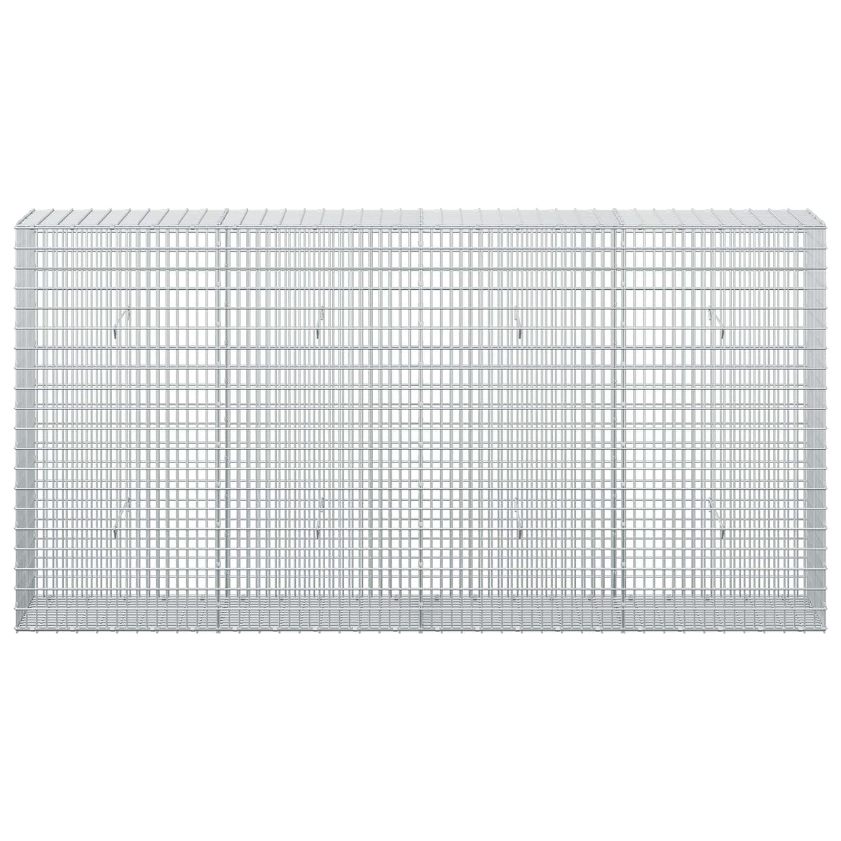 Gabion s žicom debljine 3,5 mm i mrežom 5x2,5 cm 200x30x100 cm