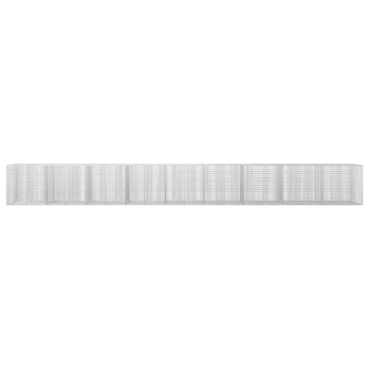 Gabion s žicom debljine 3,5 mm i mrežom 5x2,5 cm 900x30x100 cm