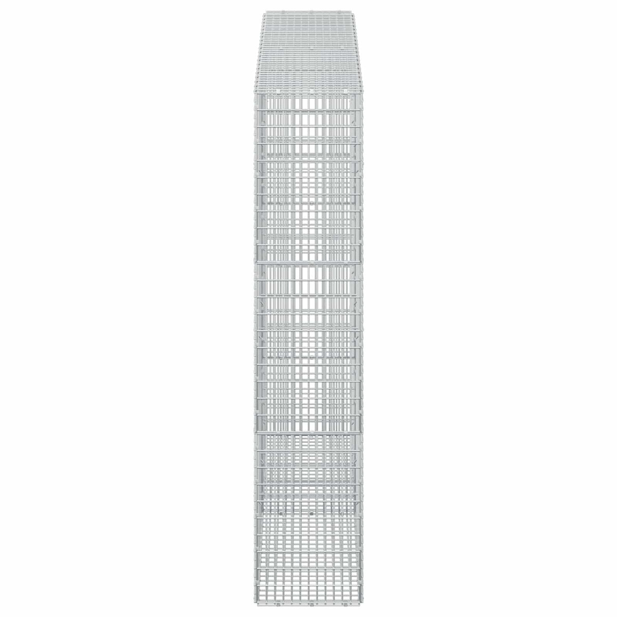 Gabion s žicom debljine 3,5 mm i mrežom 5x2,5 cm 200x30x150 cm