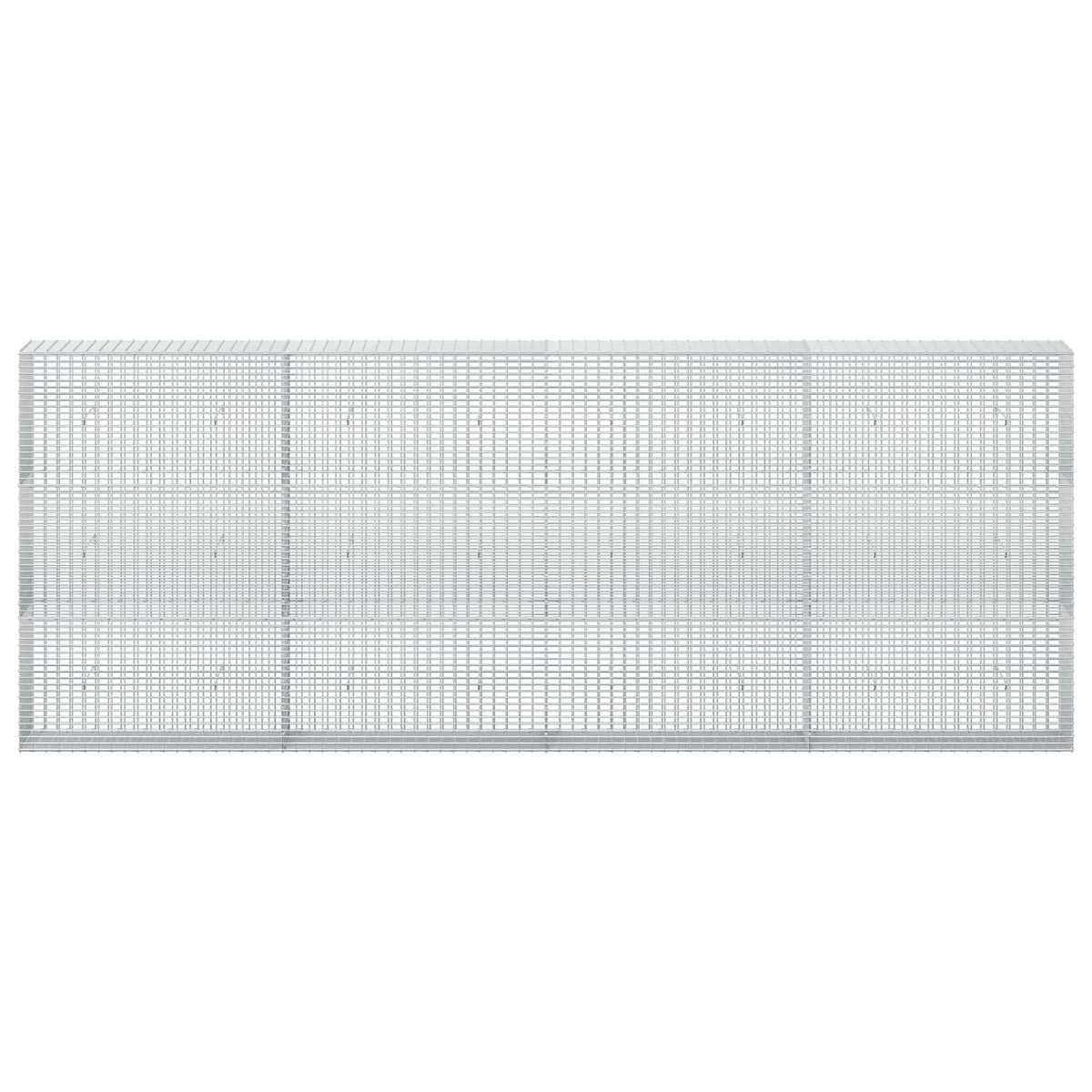 Gabion s žicom debljine 3,5 mm i mrežom 5x2,5 cm 400x30x150 cm