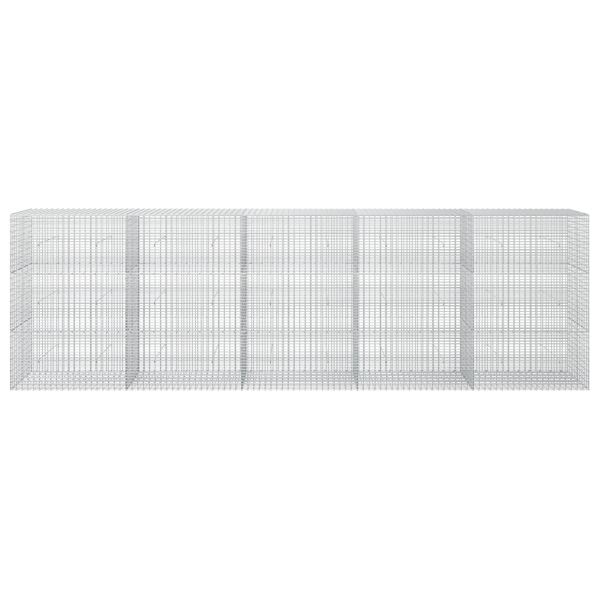 Gabion s žicom debljine 3,5 mm i mrežom 5x2,5 cm 500x30x150 cm