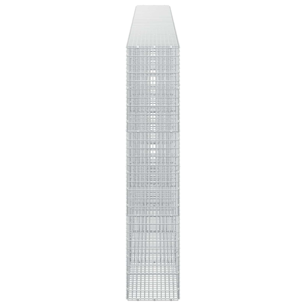 Gabion s žicom debljine 3,5 mm i mrežom 5x2,5 cm 500x30x150 cm