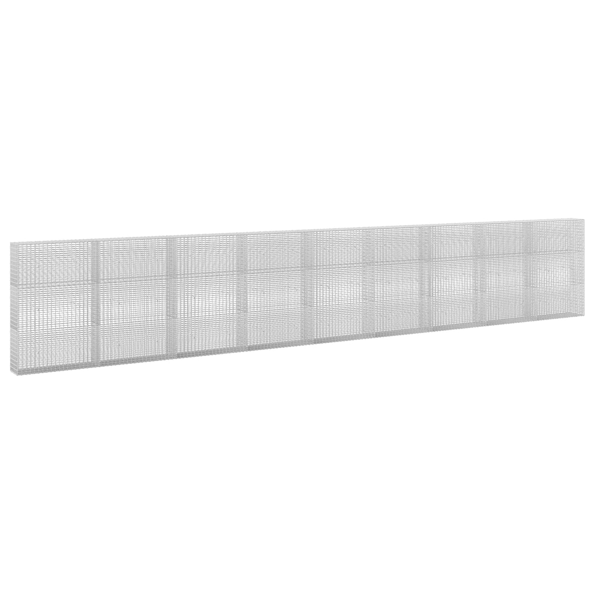 Gabion s žicom debljine 3,5 mm i mrežom 5x2,5 cm 900x30x150 cm