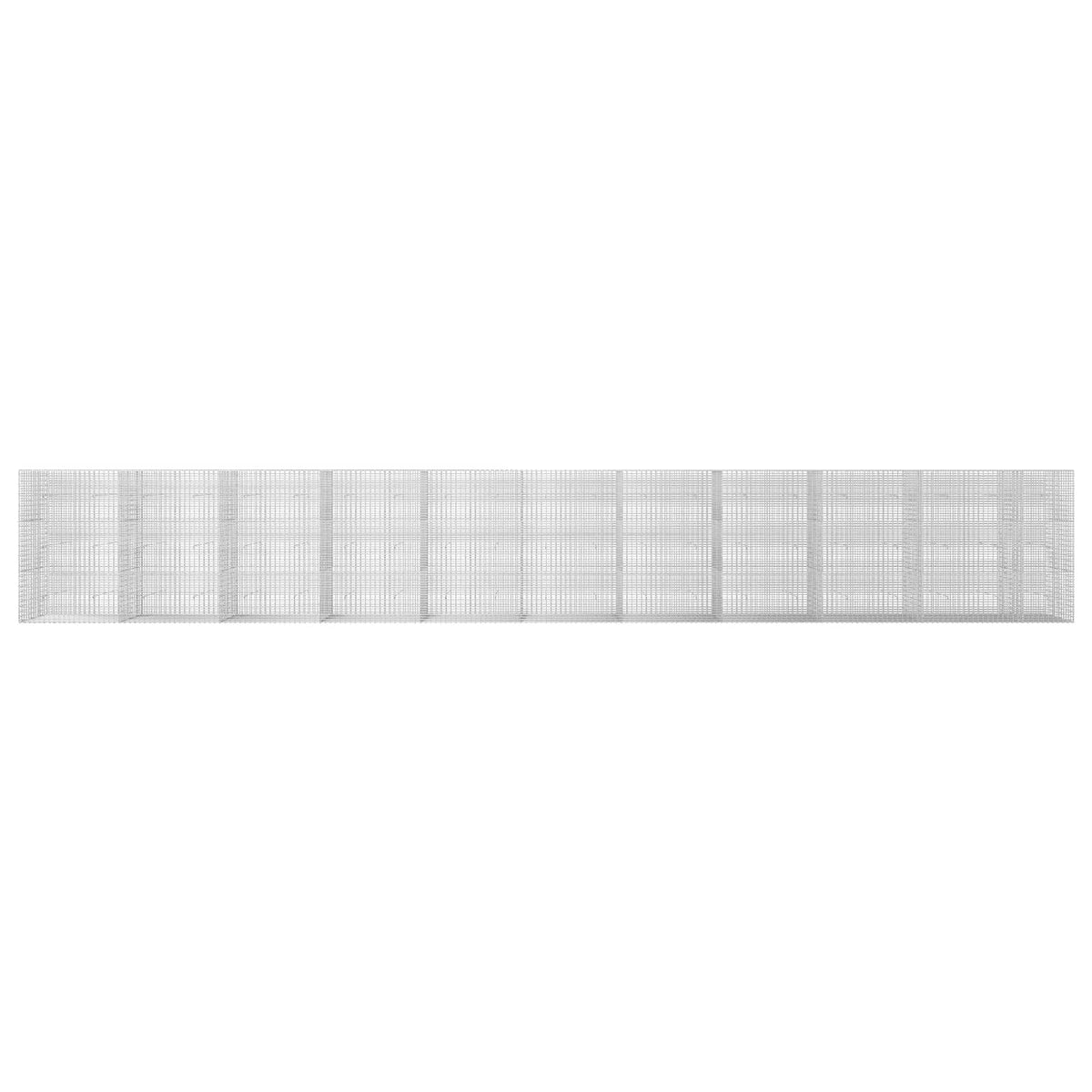 Gabion s žicom debljine 3,5 mm i mrežom 5x2,5 cm 1050x30x150 cm