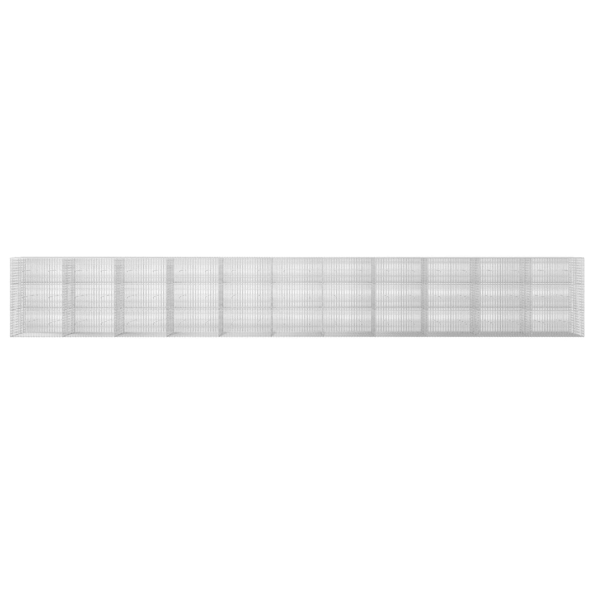 Gabion s žicom debljine 3,5 mm i mrežom 5x2,5 cm 1100x30x150 cm