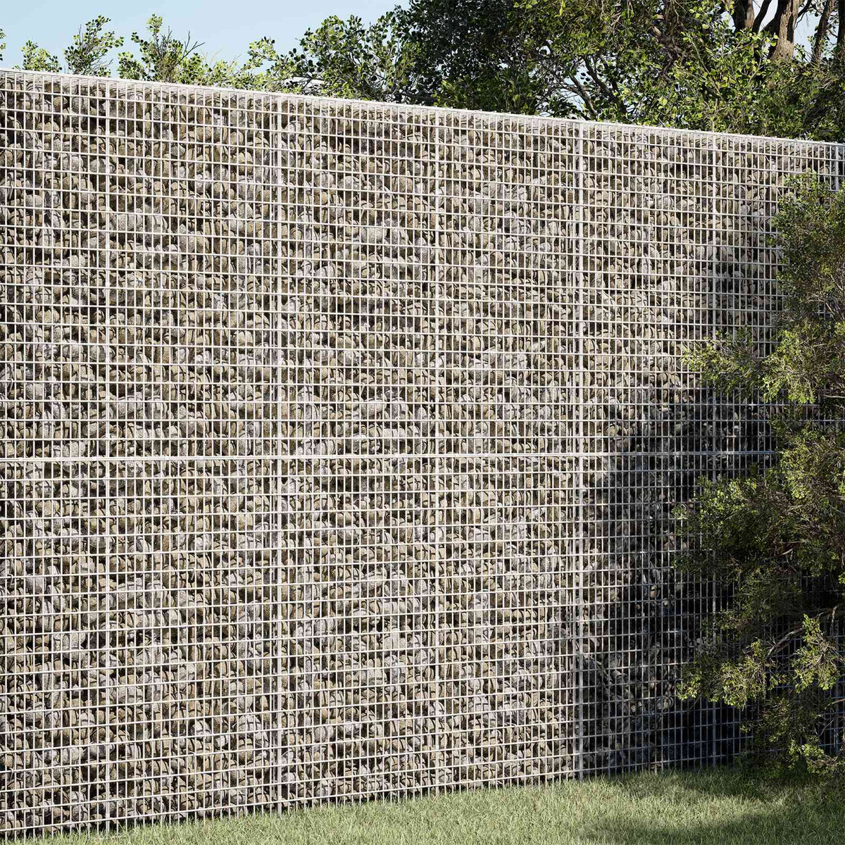Gabion s žicom debljine 3,5 mm i mrežom 5x2,5 cm 50x30x200 cm