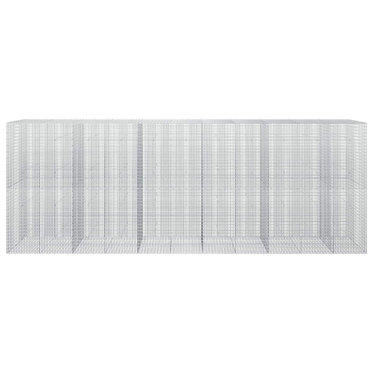 Gabion s žicom debljine 3,5 mm i mrežom 5x2,5 cm 550x30x200 cm