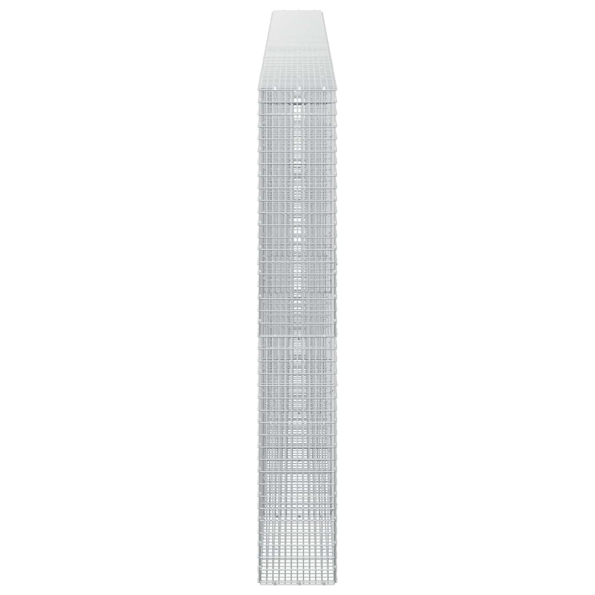Gabion s žicom debljine 3,5 mm i mrežom 5x2,5 cm 550x30x200 cm