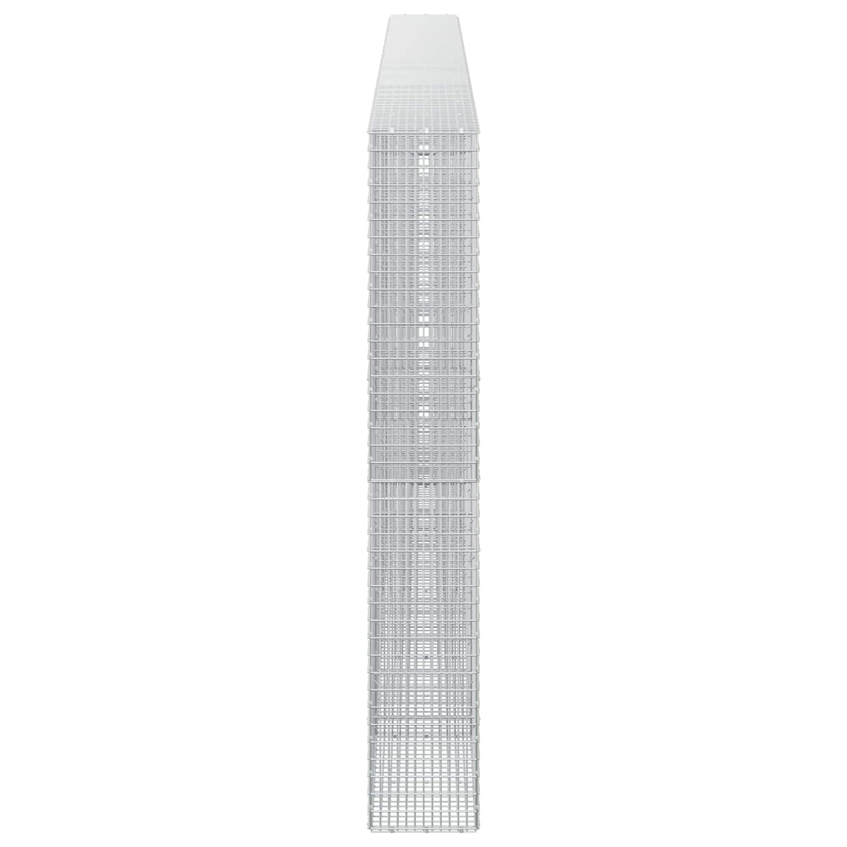 Gabion s žicom debljine 3,5 mm i mrežom 5x2,5 cm 600x30x200 cm
