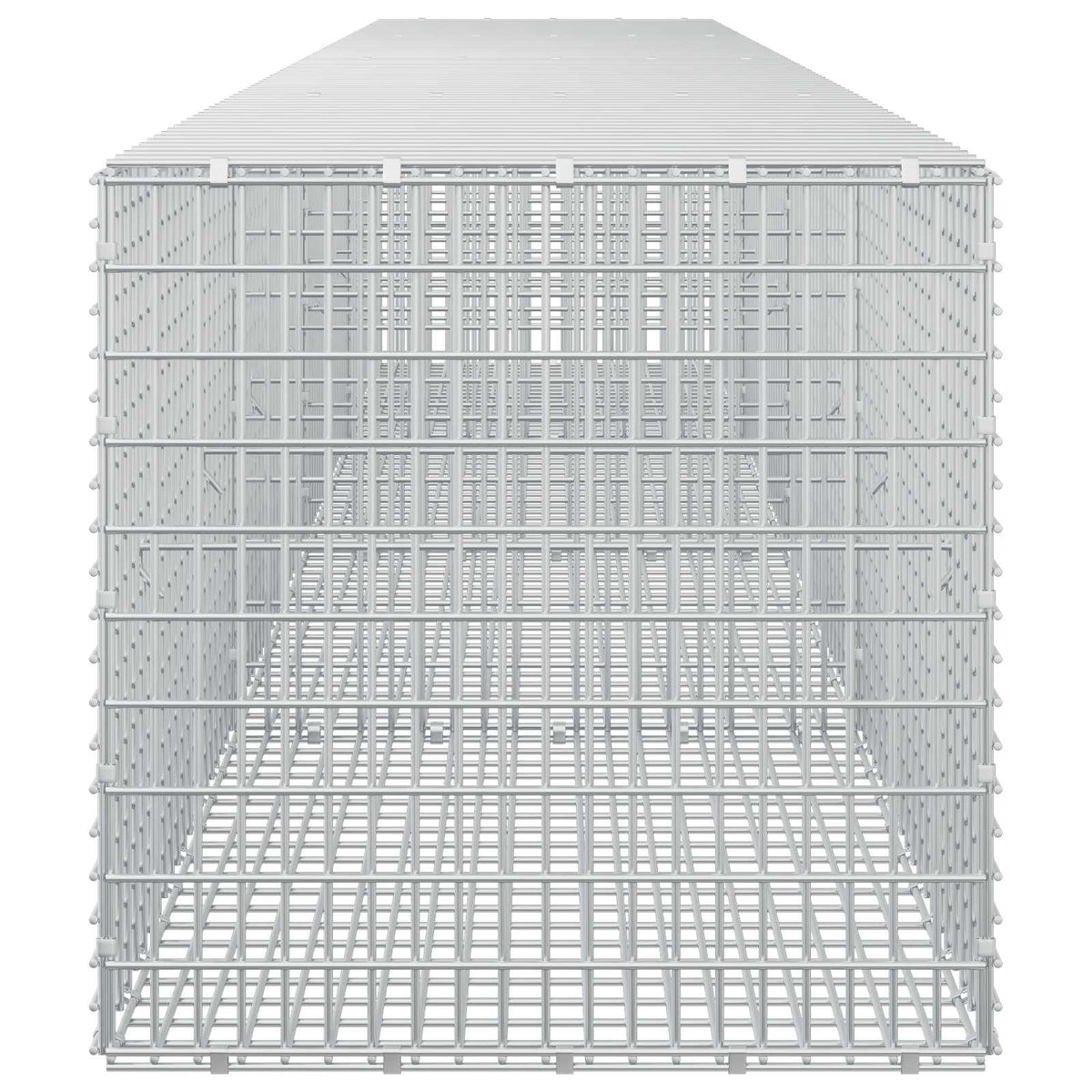 Gabion s žicom debljine 3,5 mm i mrežom 5x2,5 cm 400x50x50 cm