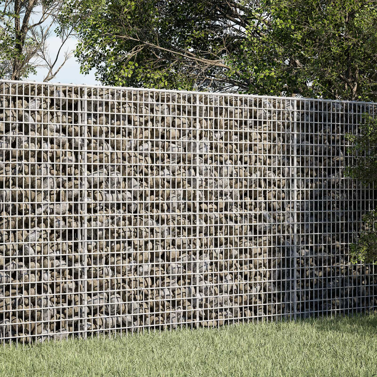 Gabion s žicom debljine 3,5 mm i mrežom 5x2,5 cm 150x50x100 cm