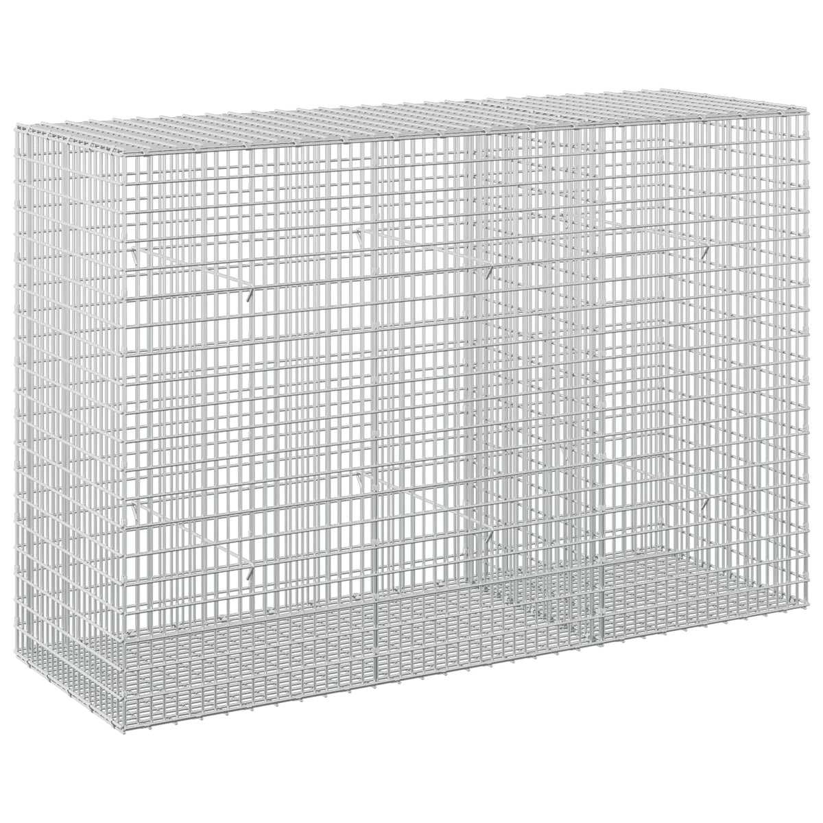 Gabion s žicom debljine 3,5 mm i mrežom 5x2,5 cm 150x50x100 cm