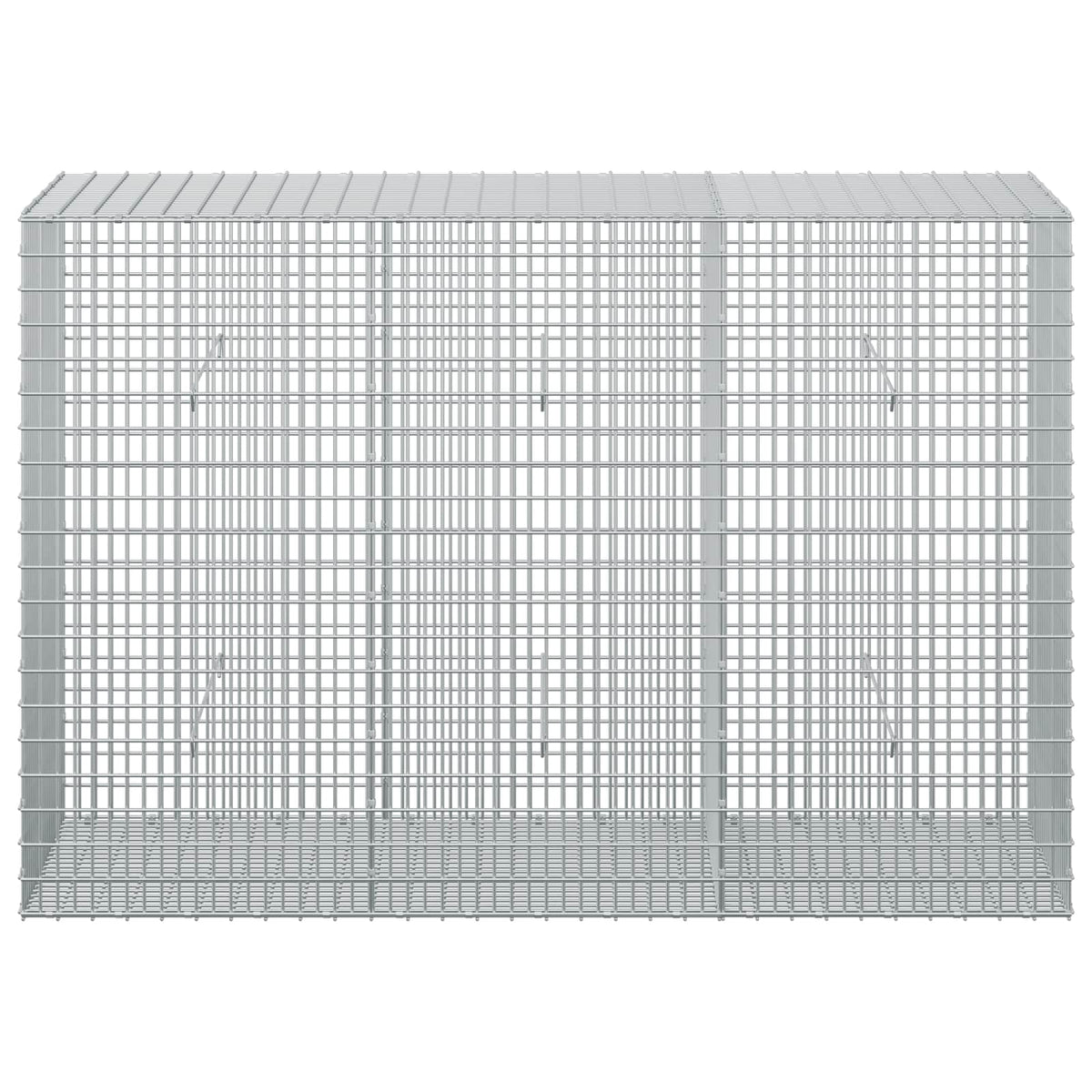 Gabion s žicom debljine 3,5 mm i mrežom 5x2,5 cm 150x50x100 cm