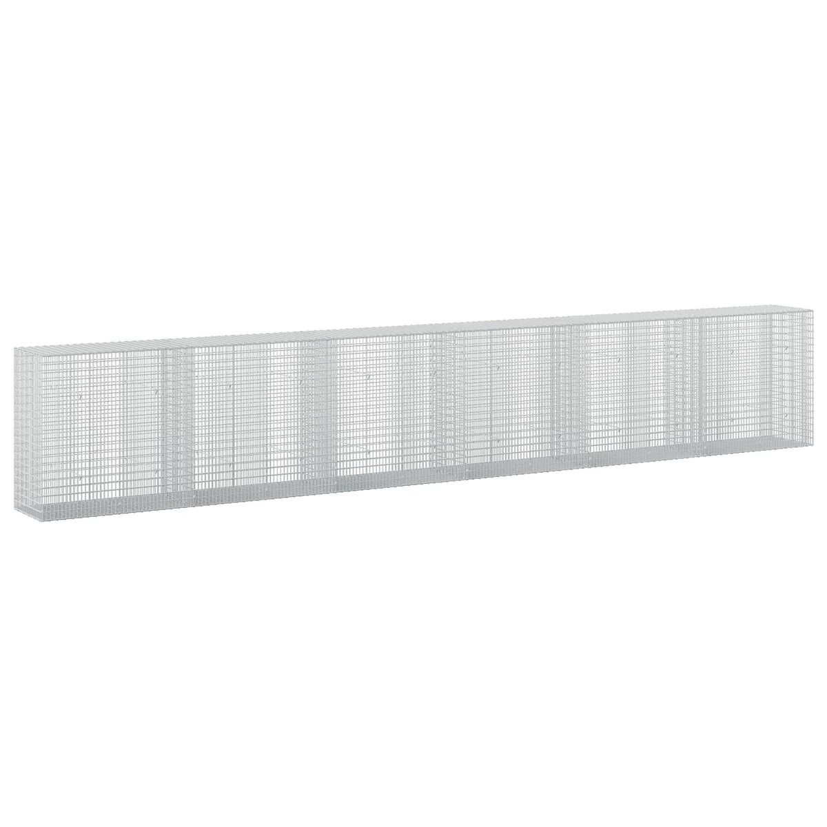 Gabion s žicom debljine 3,5 mm i mrežom 5x2,5 cm 600x50x100 cm