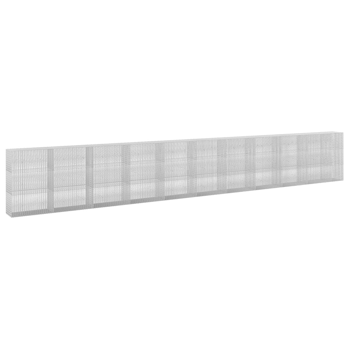 Gabion s žicom debljine 3,5 mm i mrežom 5x2,5 cm 1050x50x150 cm