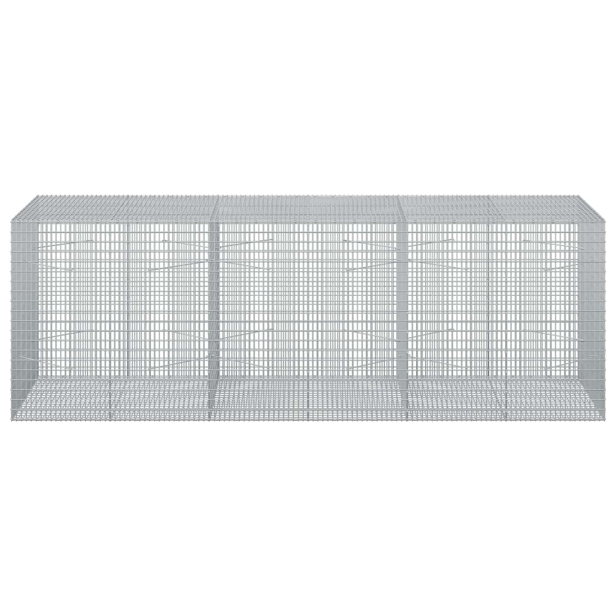 Gabion s žicom debljine 3,5 mm i mrežom 5x2,5 cm 300x100x100 cm