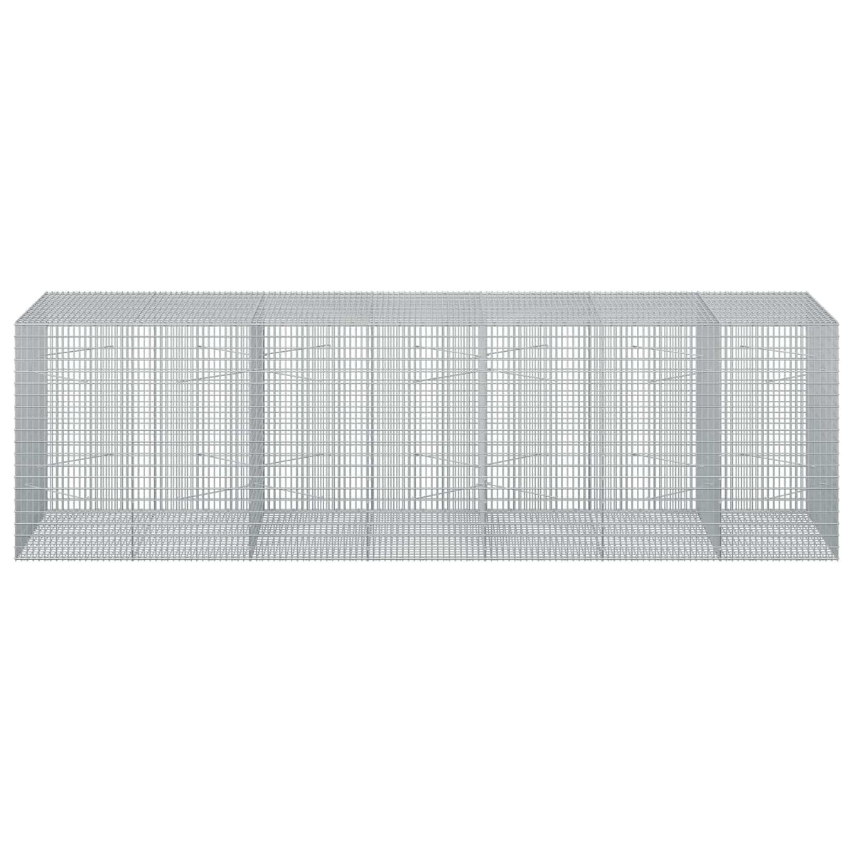Gabion s žicom debljine 3,5 mm i mrežom 5x2,5 cm 350x100x100 cm
