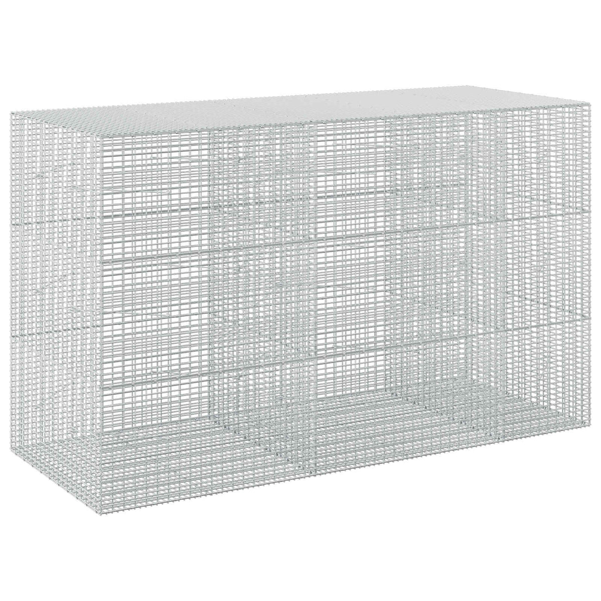 Gabion s žicom debljine 3,5 mm i mrežom 5x2,5 cm 250x100x150 cm