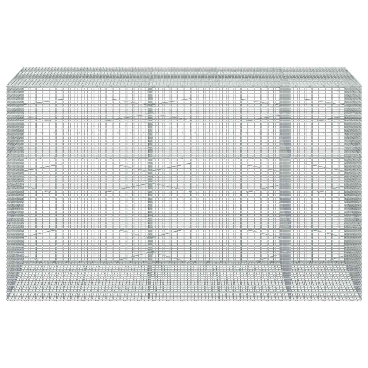 Gabion s žicom debljine 3,5 mm i mrežom 5x2,5 cm 250x100x150 cm