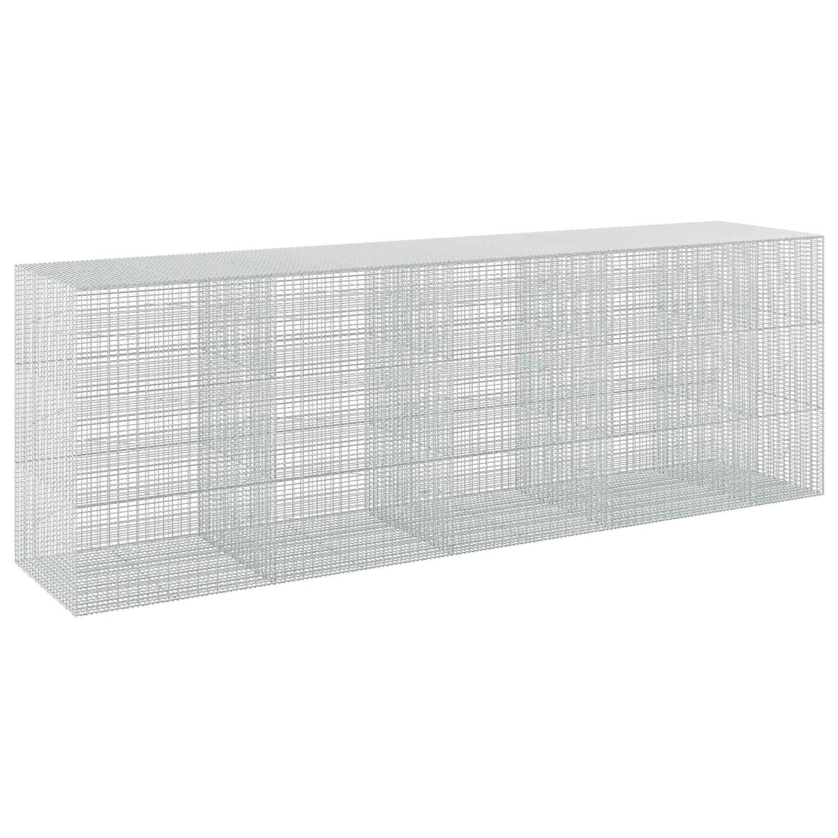 Gabion s žicom debljine 3,5 mm i mrežom 5x2,5 cm 450x100x150 cm