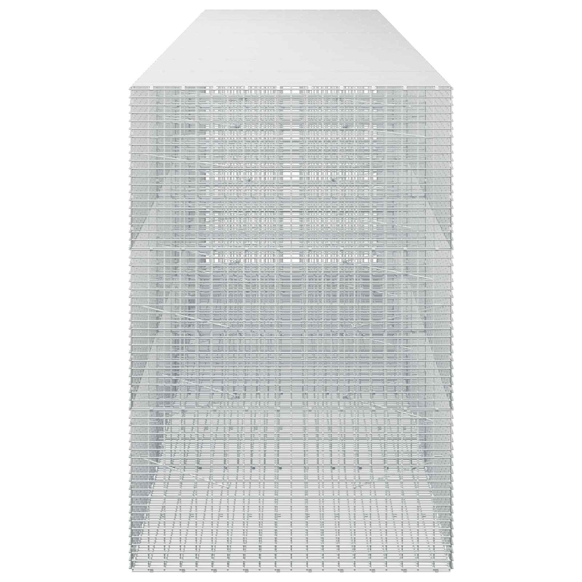 Gabion s žicom debljine 3,5 mm i mrežom 5x2,5 cm 450x100x150 cm