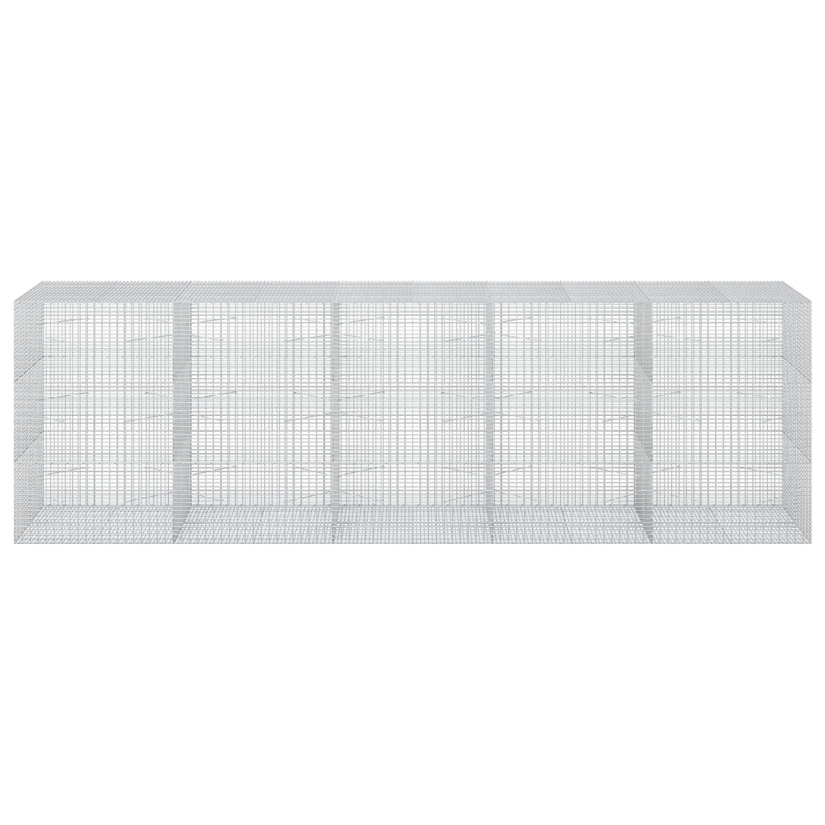 Gabion s žicom debljine 3,5 mm i mrežom 5x2,5 cm 500x100x150 cm