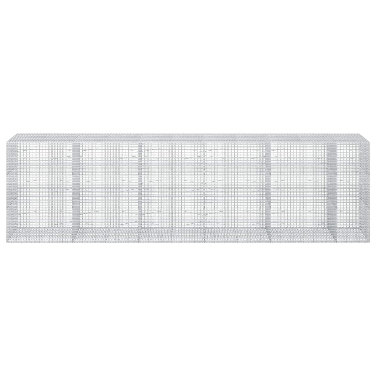 Gabion s žicom debljine 3,5 mm i mrežom 5x2,5 cm 550x100x150 cm