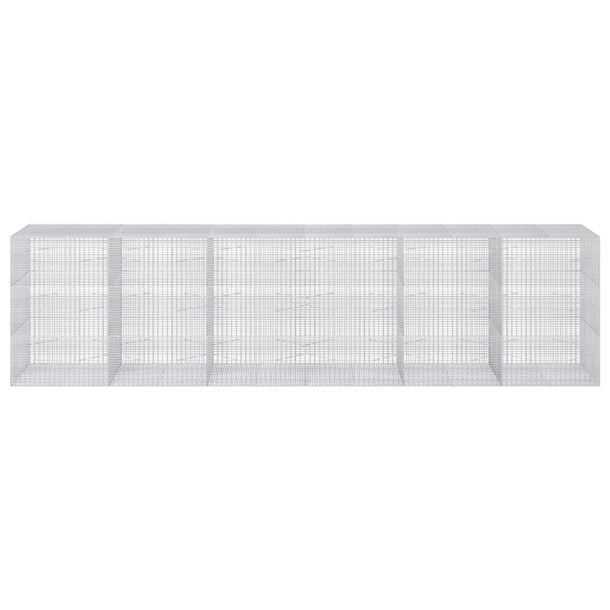 Gabion s žicom debljine 3,5 mm i mrežom 5x2,5 cm 600x100x150 cm