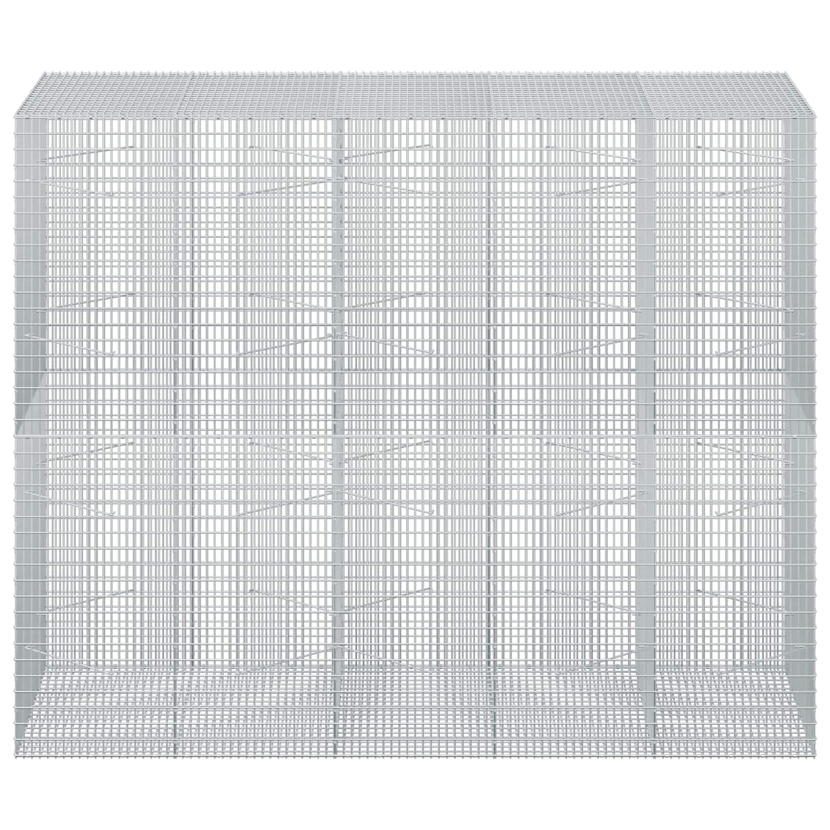 Gabion s žicom debljine 3,5 mm i mrežom 5x2,5 cm 250x100x200 cm
