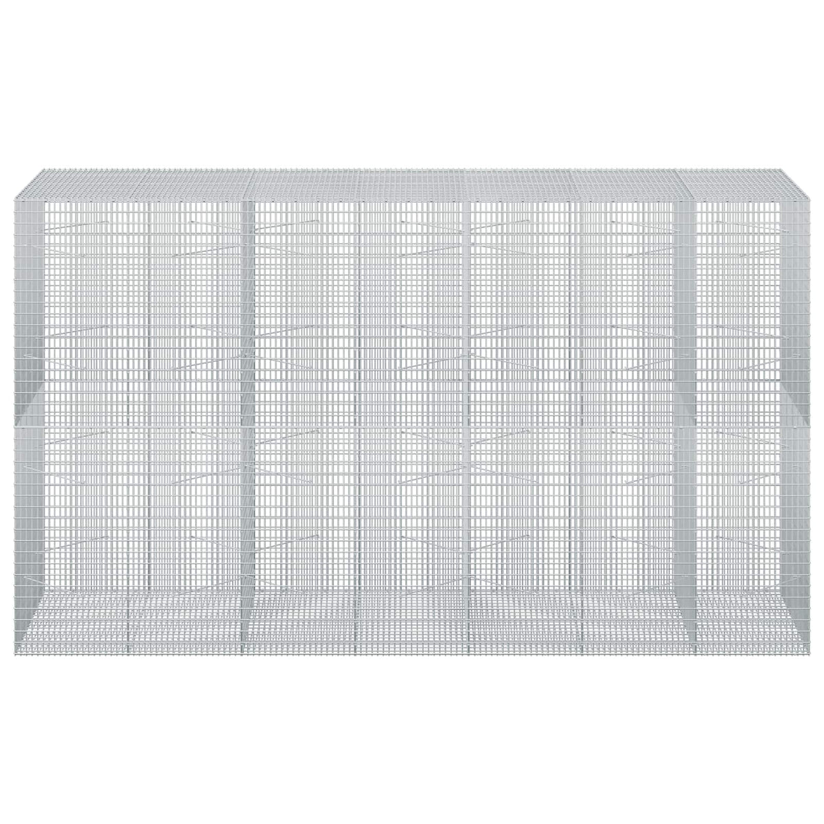 Gabion s žicom debljine 3,5 mm i mrežom 5x2,5 cm 350x100x200 cm