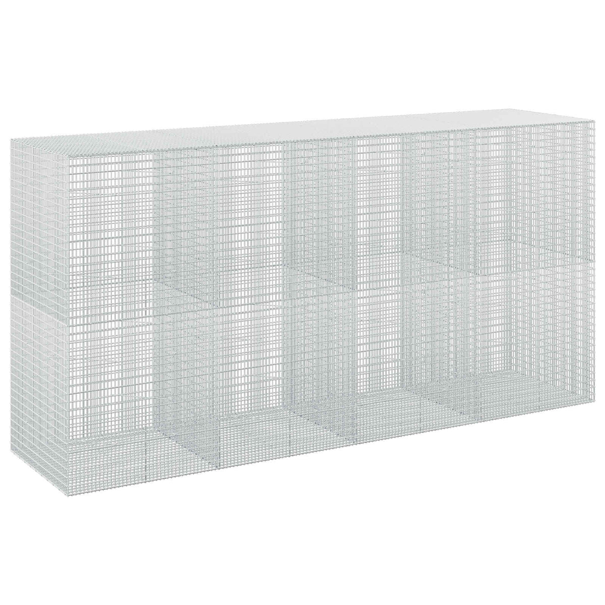 Gabion s žicom debljine 3,5 mm i mrežom 5x2,5 cm 400x100x200 cm