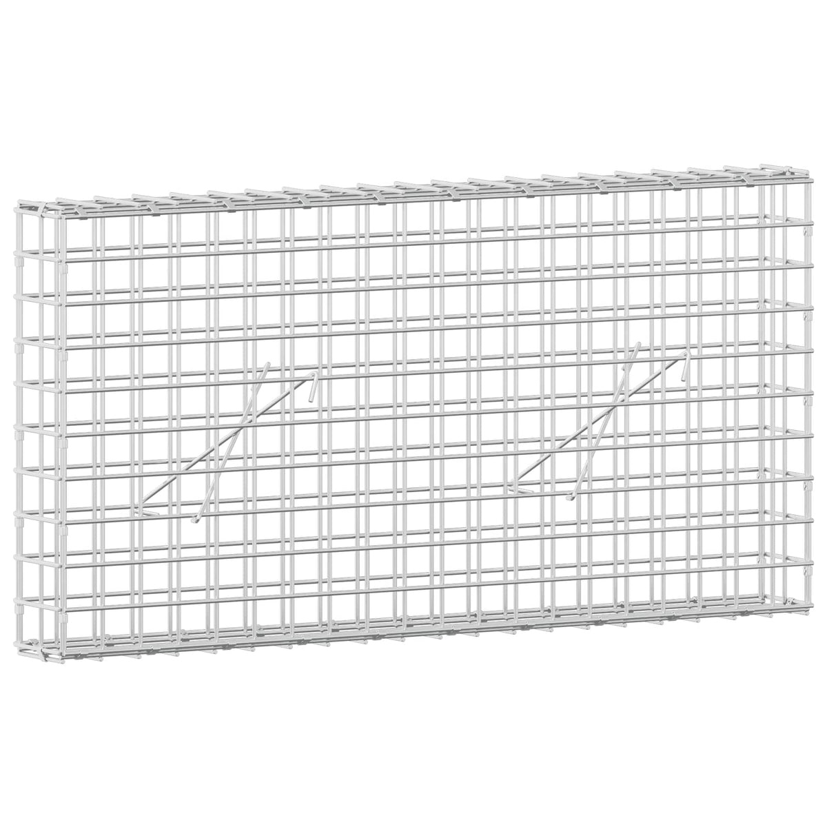Gabion s žicom debljine 3,5 mm i mrežom 5x5 cm 100x10x50 cm