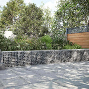 Gabion s žicom debljine 3,5 mm i mrežom 5x5 cm 550x10x50 cm
