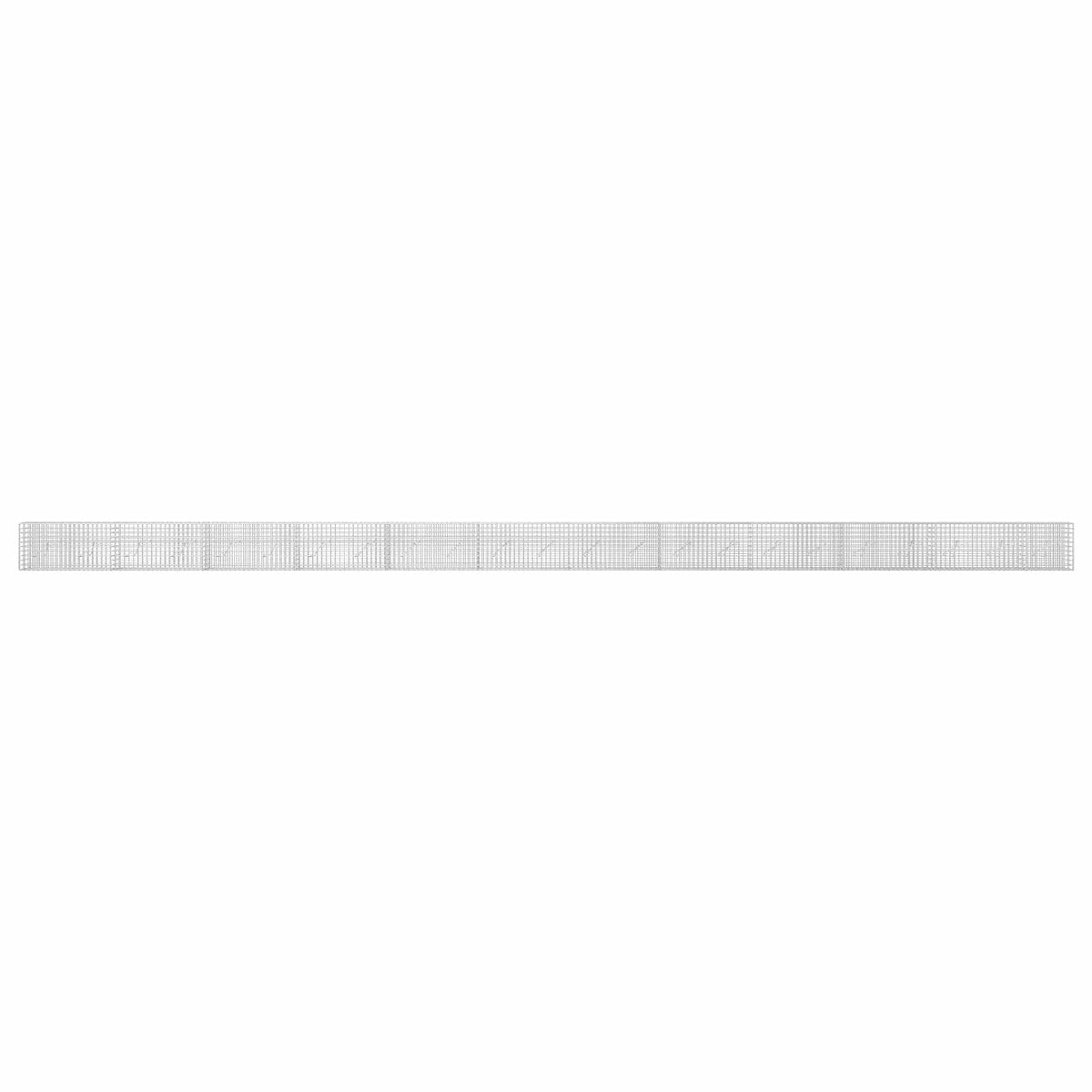 Gabion s žicom debljine 3,5 mm i mrežom 5x5 cm 1150x10x50 cm