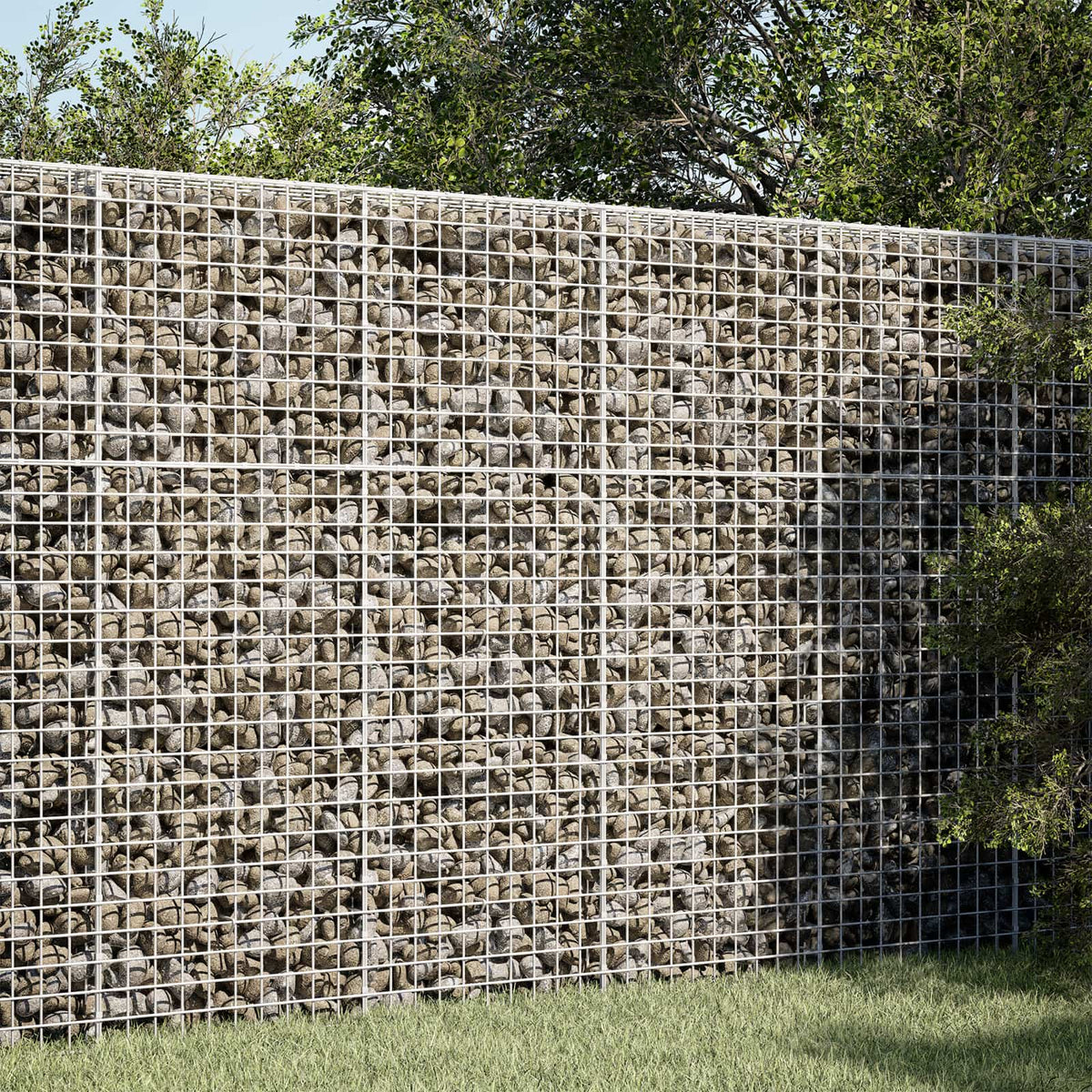 Gabion s žicom debljine 3,5 mm i mrežom 5x5 cm 50x10x150 cm