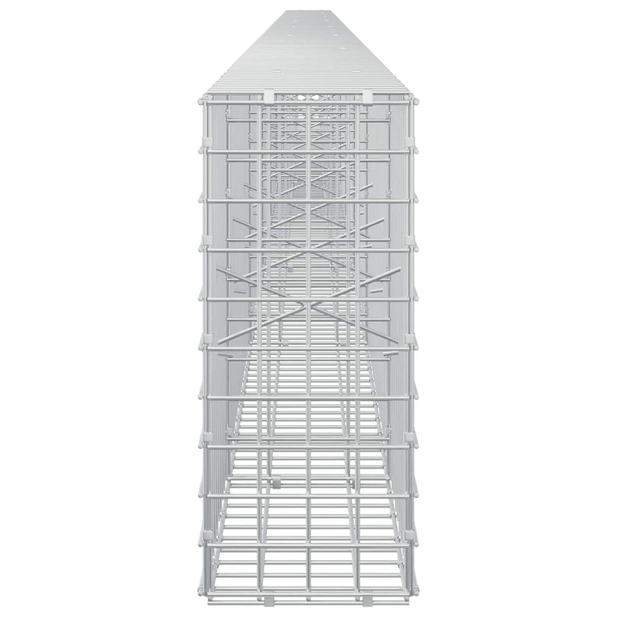 Gabion s žicom debljine 3,5 mm i mrežom 5x5 cm 750x20x50 cm