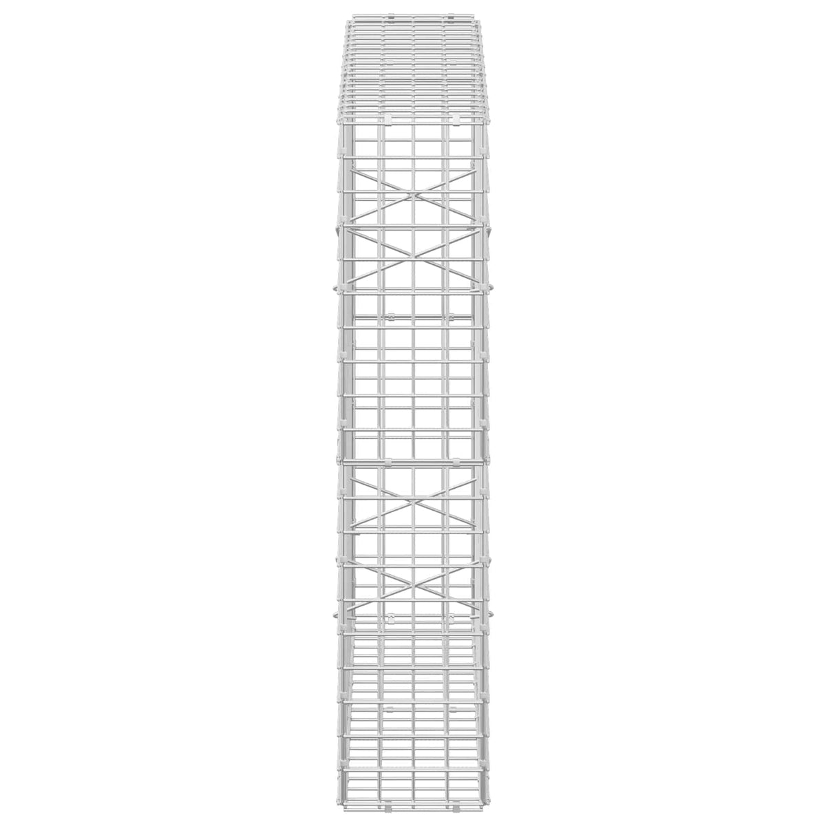 Gabion s žicom debljine 3,5 mm i mrežom 5x5 cm 100x20x100 cm