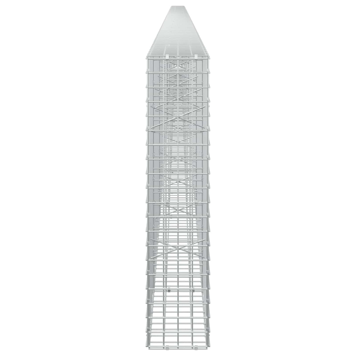 Gabion s žicom debljine 3,5 mm i mrežom 5x5 cm 950x20x100 cm