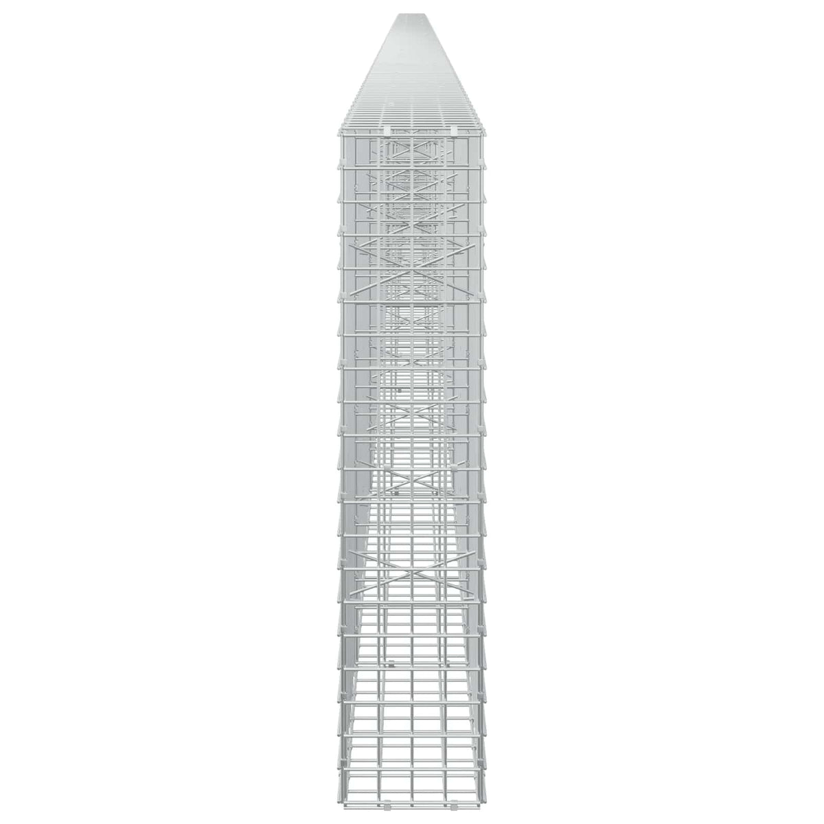 Gabion s žicom debljine 3,5 mm i mrežom 5x5 cm 1050x20x100 cm